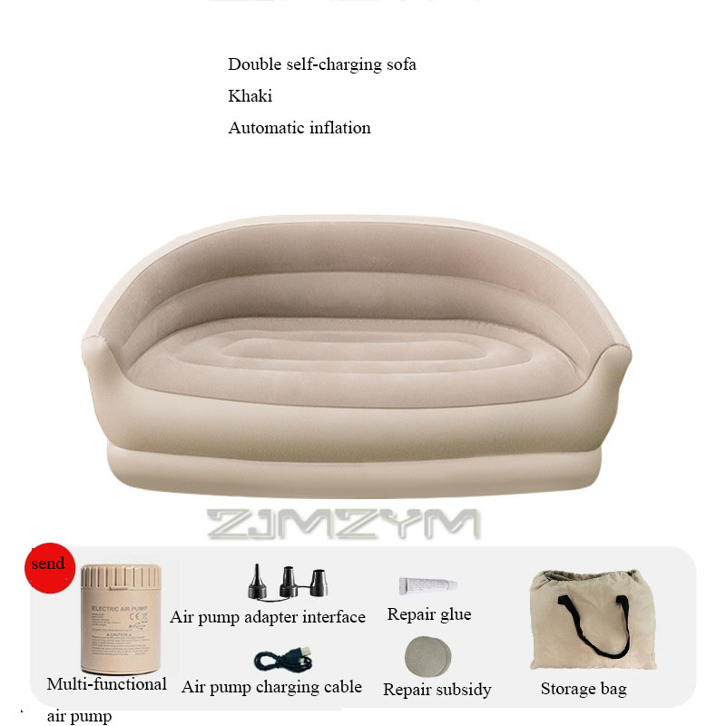 Outdoor Furniture Lounge Chair - Automatische opblaasbare luie bank, opvouwbare campingstoel
