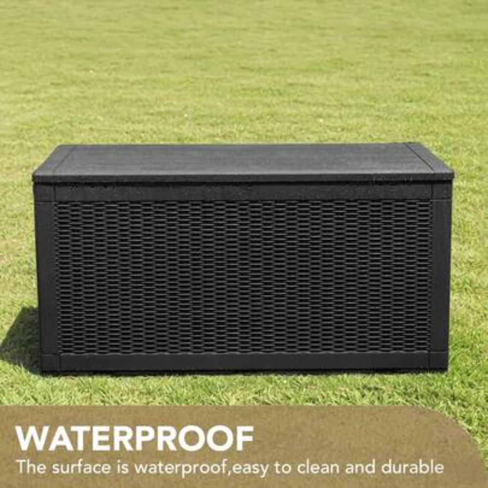 Outdoor Furniture For Patio - Grote afsluitbare buitenopslagbox van 120 gallon,