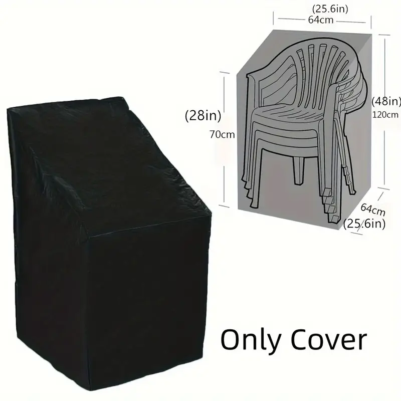 Outdoor Furniture Varnish - Stapelbare stoelhoes voor zwaar gebruik, waterdicht,