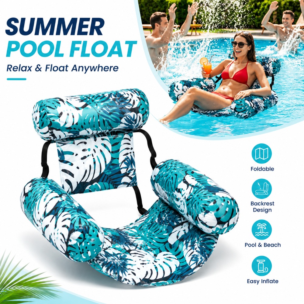 Outdoor Furniture Lounge Chair - Zware, opblaasbare zwembadstoel, opblaasbare loungestoel voor