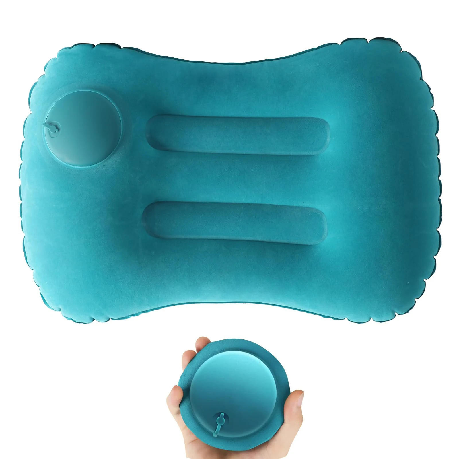 Outdoor Furniture Pillows - Draagbaar comfortabel opblaasbaar kussen, campingkussen, zwembadkussen,