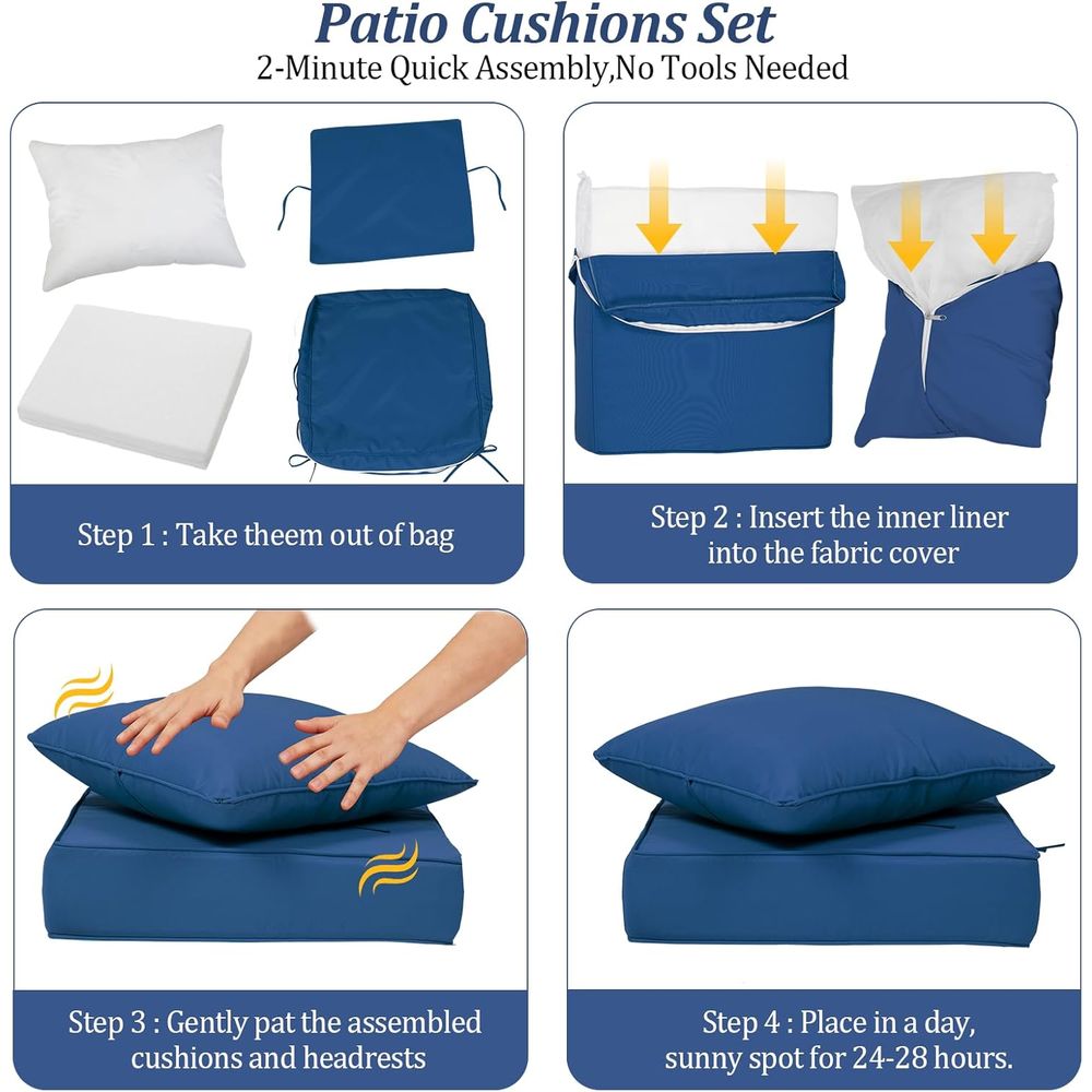24x24 Outdoor Diepe Zitkussens - Outdoor Furniture For Patio recensie en prijs