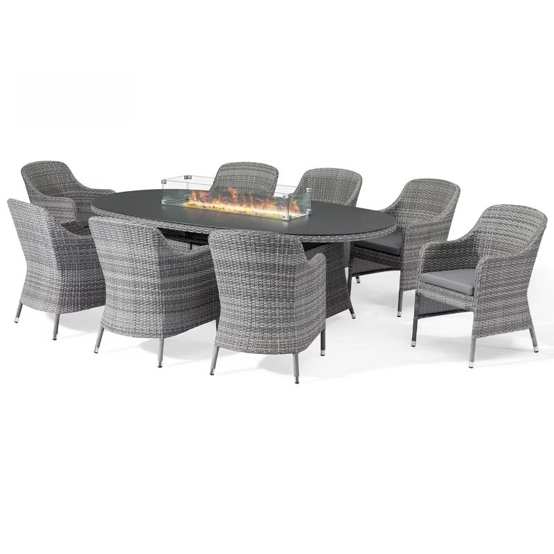 Tuinmeubelen vuurplaats rotan  - Outdoor Furniture With Fire Pit recensie en prijs