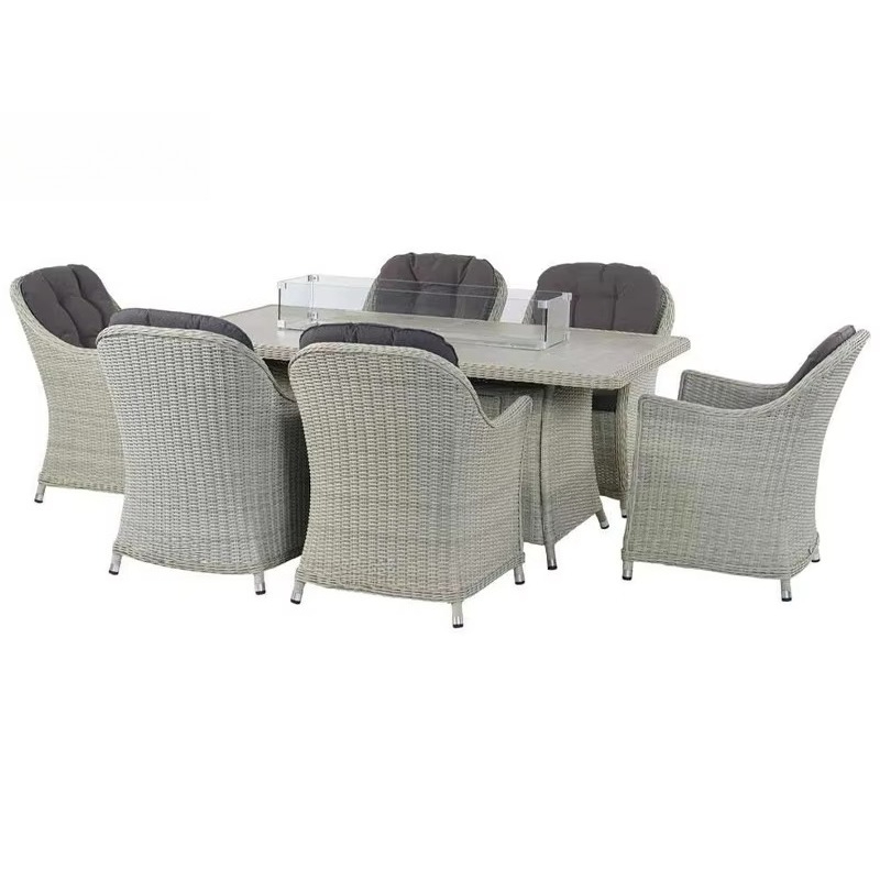 Tuinmeubelen vuurplaats rotan  - Outdoor Furniture With Fire Pit recensie en prijs