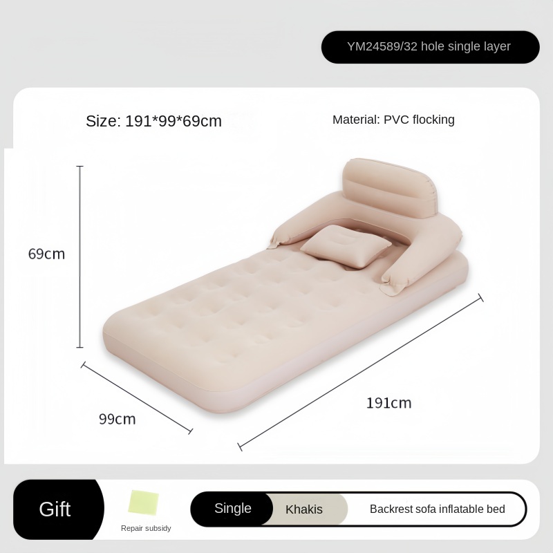 Opblaasbaar tweepersoons campi - Outdoor Furniture Pillows recensie en prijs