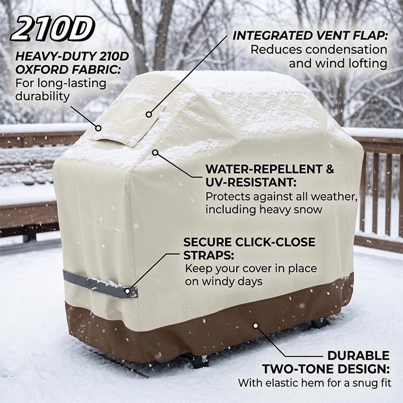 210D BBQ Beige Barbecue Grill  - Outdoor Furniture Manufacturer recensie en prijs