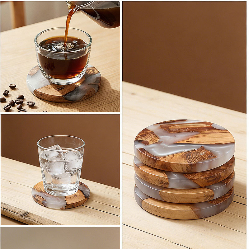 Drinkonderzetterset, houten ba - Outdoor Furniture Wood recensie en prijs