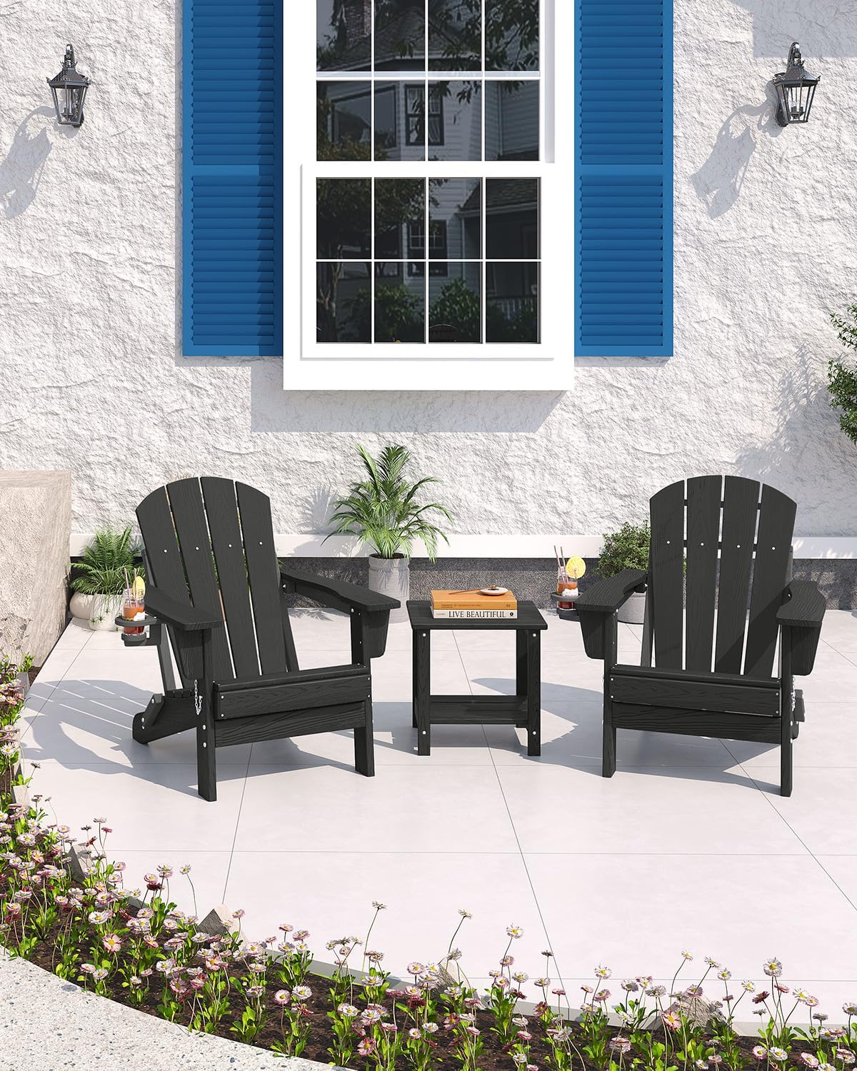 Opvouwbare Adirondack stoel va - Outdoor Furniture With Fire Pit recensie en prijs
