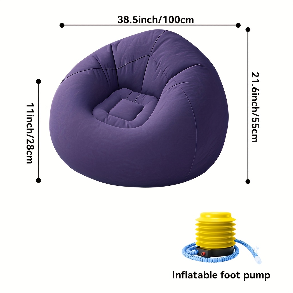 Set van 1 opblaasbare zitzakst - Outdoor Furniture Lounge Chair recensie en prijs
