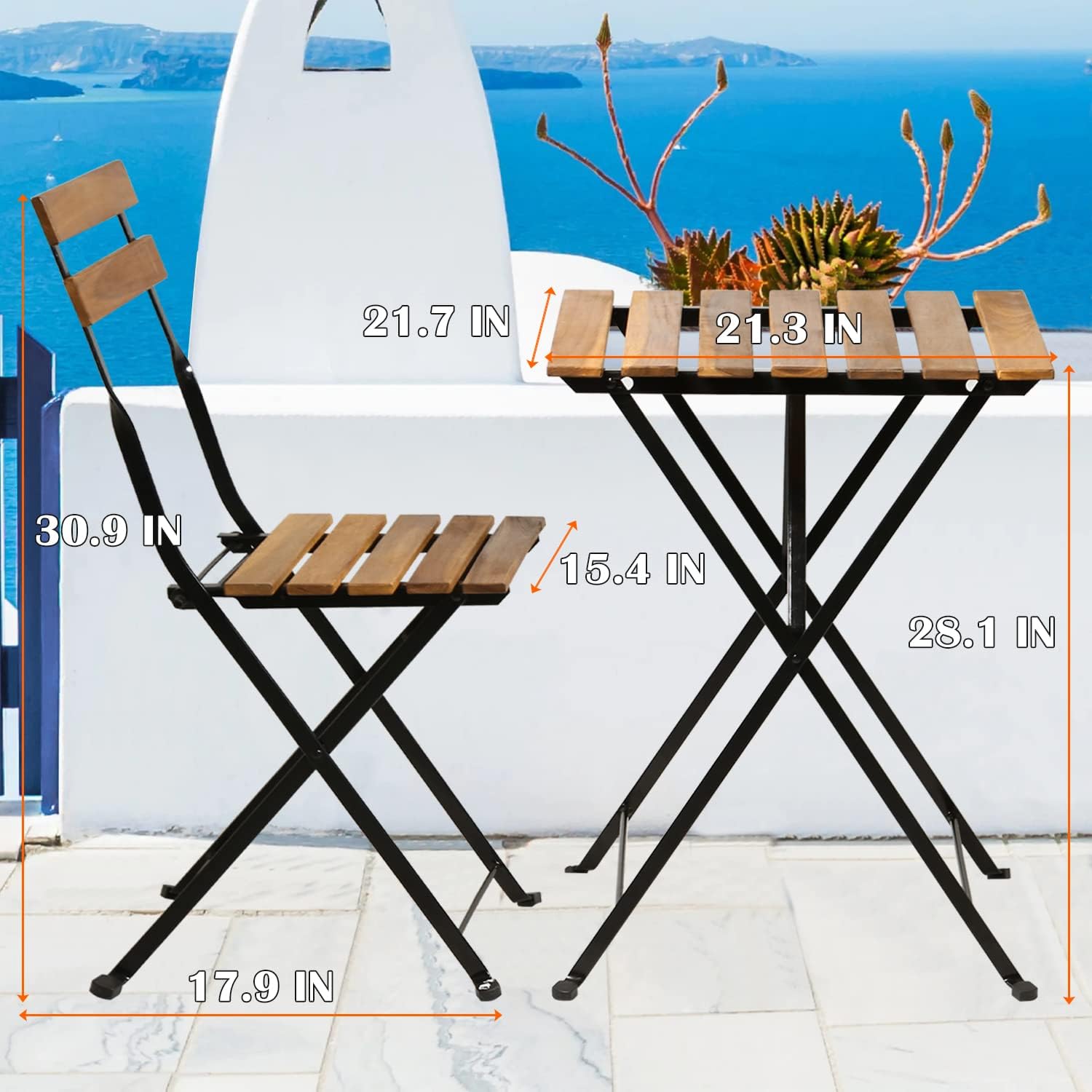 Natuurhouten 3-delige opvouwba - Outdoor Furniture Sofa recensie en prijs