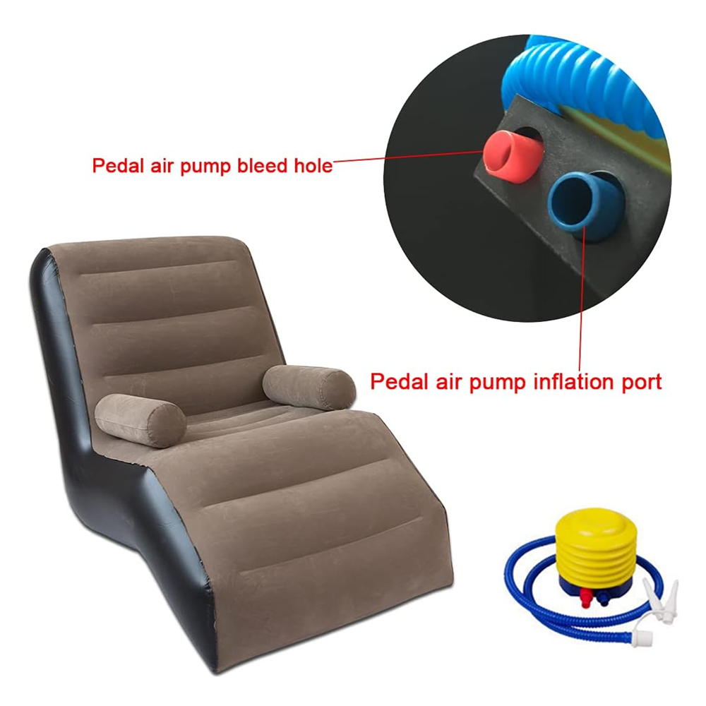 Opvouwbare luie bank, opblaasb - Outdoor Furniture Lounge Chair recensie en prijs