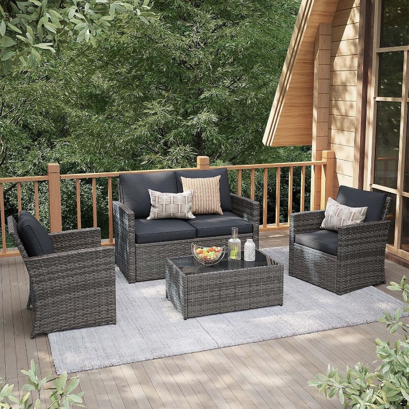 JOIVI Tuinmeubelenset voor bui - Outdoor Furniture Loveseat recensie en prijs