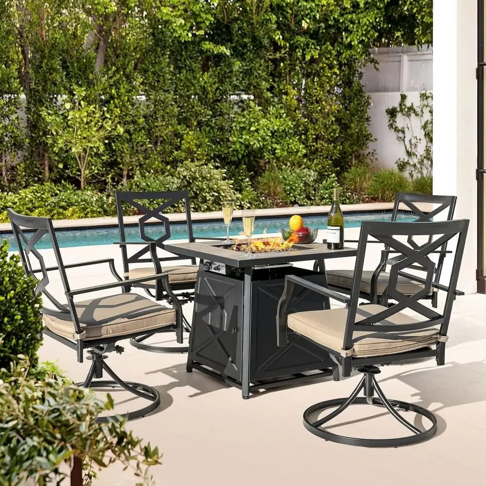 5-delige tuinmeubelset met vuu - Outdoor Furniture With Fire Pit recensie en prijs