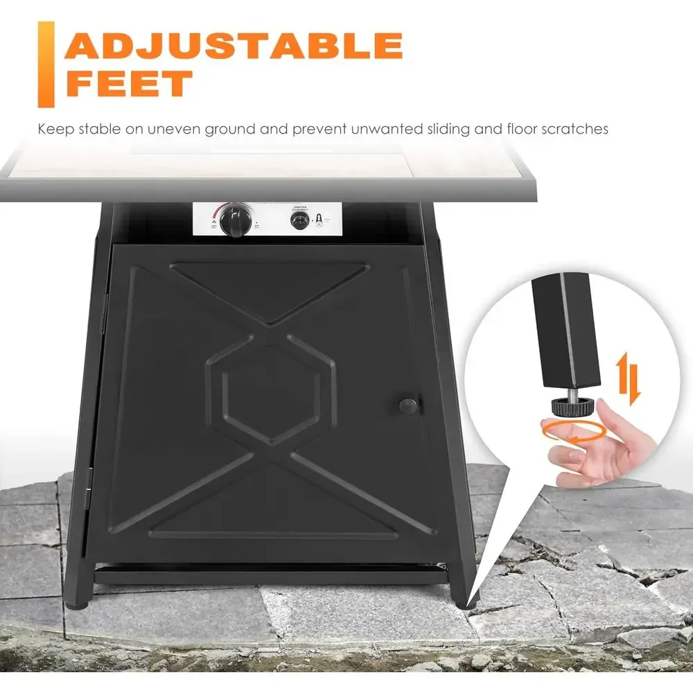 5-delige tuinmeubelset met vuu - Outdoor Furniture With Fire Pit recensie en prijs