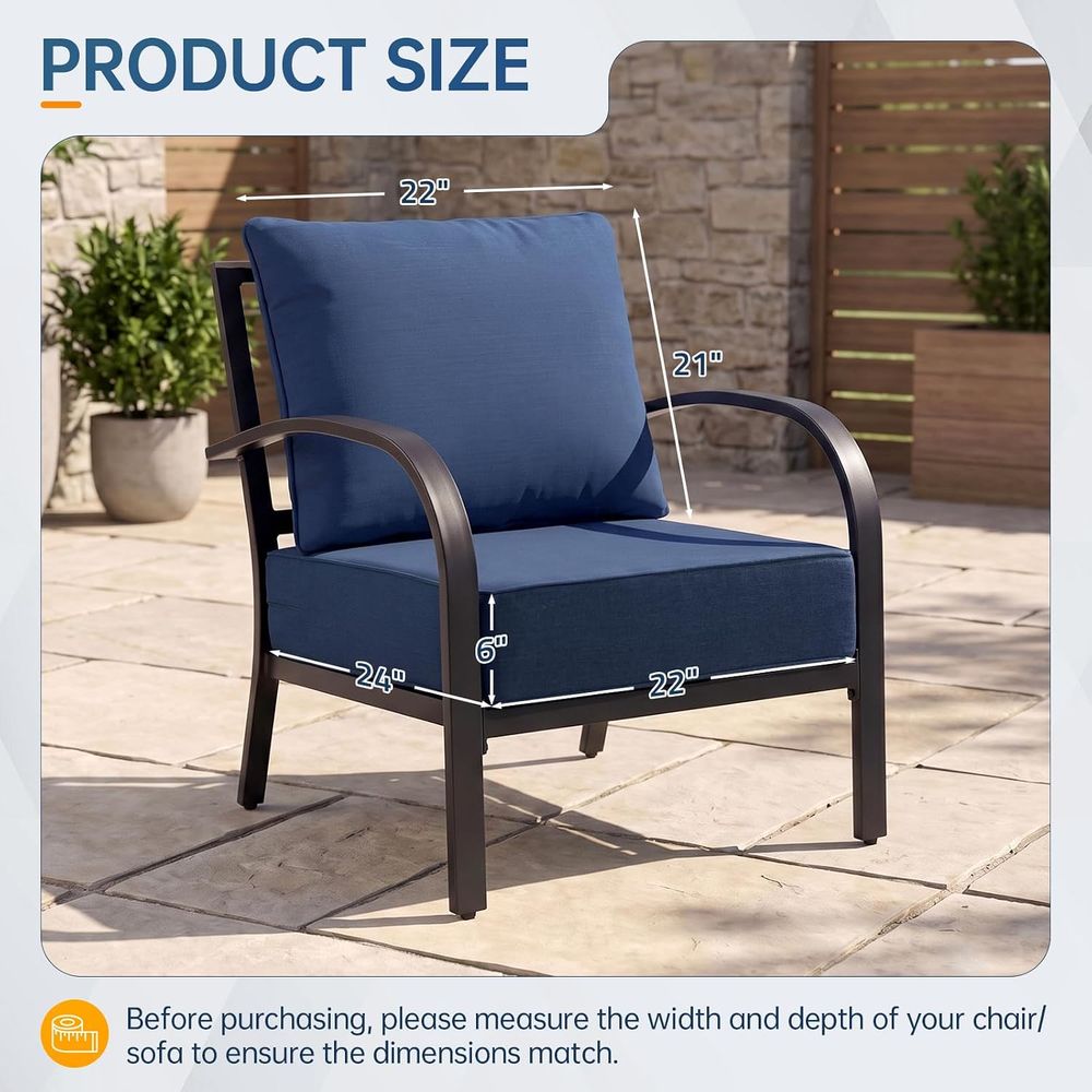 Buitenmeubelkussens, 6 inch di - Outdoor Furniture For Patio recensie en prijs